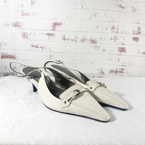 Ann Taylor Leather Mule Size 7.5M